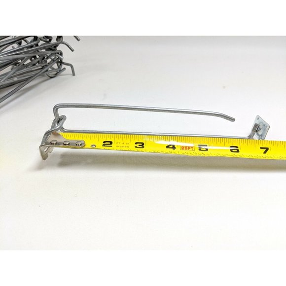 Peg Hook Display Pegs With Price Tag Holder 15 Pcs. 6" Commercial Peg Hook - Picture 3 of 6